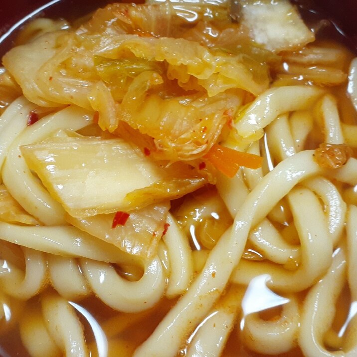 お一人様☆キムチ煮込みうどん♪